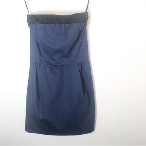 MARC JACOBS Strapless Cocktail Dress Blue